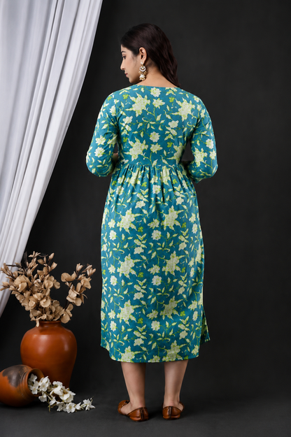 BloomMum Premium Maternity & Feeding Kurti