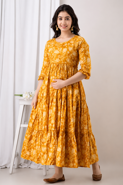 BloomMum Premium Maternity & Feeding Kurti