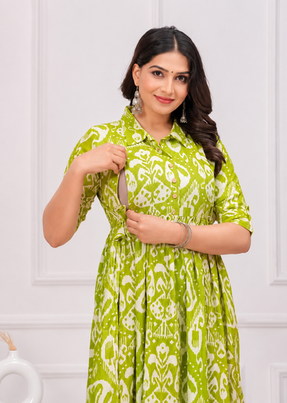 BloomMum Premium Maternity & Feeding Kurti