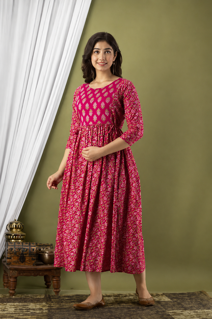 BloomMum Premium Maternity & Feeding Kurti