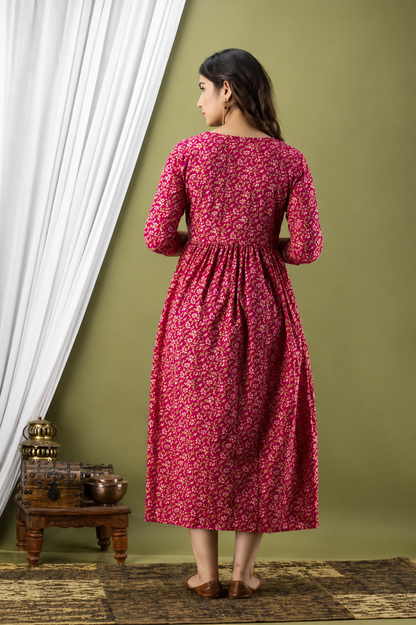 BloomMum Premium Maternity & Feeding Kurti