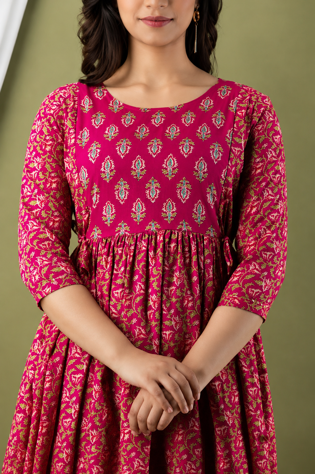 BloomMum Premium Maternity & Feeding Kurti