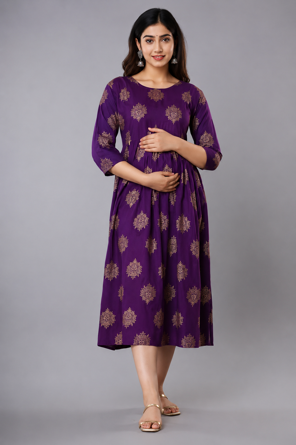 BloomMum Premium Maternity & Feeding Kurti