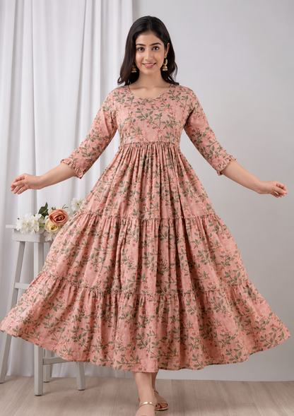 BloomMum Premium Maternity & Feeding Kurti